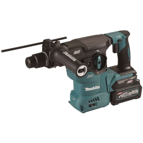 Makita Outillage - Marteau combiné sans fil 40 V, 2 batteries Li-ion XGT 4,0 Ah, chargeur HR008GM203