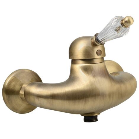 Sapho Kirké - Mitigeur de douche, manette cristal, bronze KI11KB (1/3)