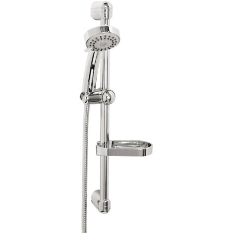 Novaservis - Ensemble de douche avec barre, support, flexible et douche à main, chrome KIT869,0 (1/2)