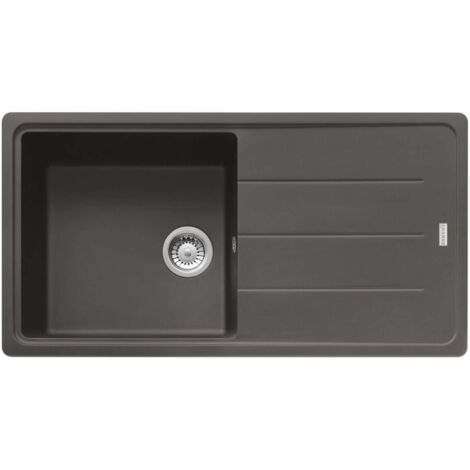Franke Basis - Evier en fragranite BFG 611, 97x50 cm, gris ardoise 114.0713.947