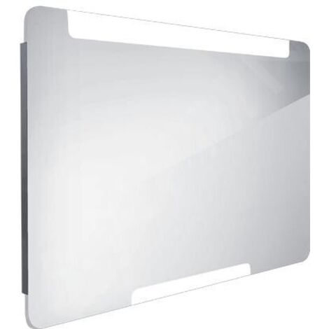 Nimco - Miroir avec éclairage LED, 100x70 cm, aluminium ZP 22004 (1/5)