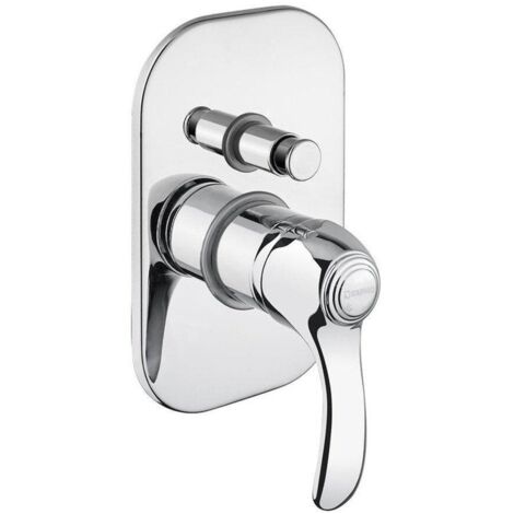 Sapho Kirké - Mitigeur encastré de douche avec corps d'encastrement, 2 sorties, chrome KI42C (1/2)