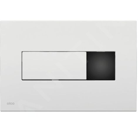 Alca - Contrôle électronique de la chasse d'eau, à piles, blanc M370SB (1/3)