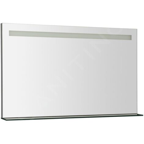 Sapho Breto - Miroir Breto, 1000x608 mm, avec éclairage LED et étagère BT100 (1/5)