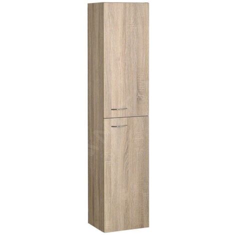 Aqualine Keramia Fresh - Armoire Zoja, 300x1400x250 mm, chêne platine 51157 (1/5)