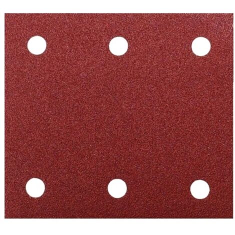 Makita papier abrasif 114 x 102 mm, K80, 50 pcs. 114 x 102 mm - K80 - 50 pcs. - 6 trous