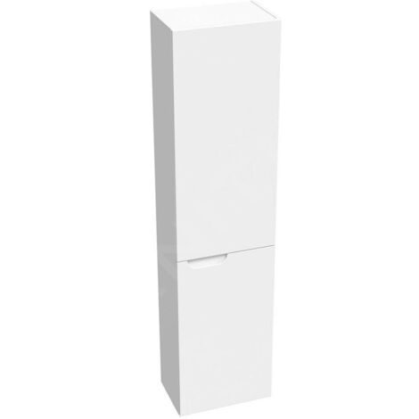 Ravak Classic II - Armoire haute, 1600x400x260 mm, 2 portes, charnières à droite, blanc brillant X000001474 (1/5)