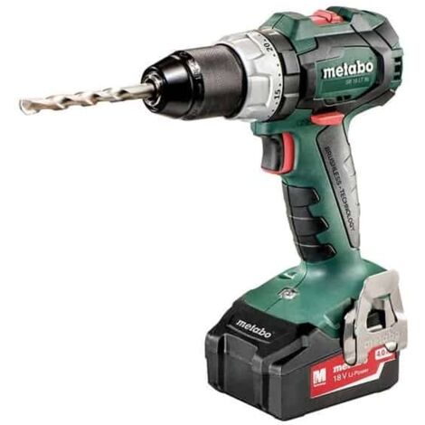 Perceuse à percussion METABO - SB 18V - LT BL 2 x 4,0 Ah Li-Power, ASC 55, coffret - 602316500