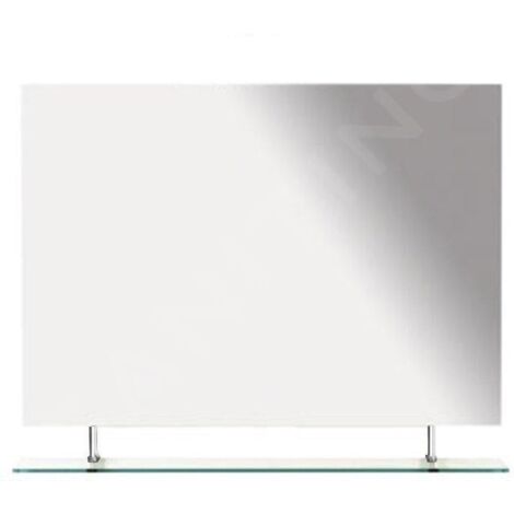 Sapho Wega - Miroir 100x80 cm, avec étagère 60092 (1/4)