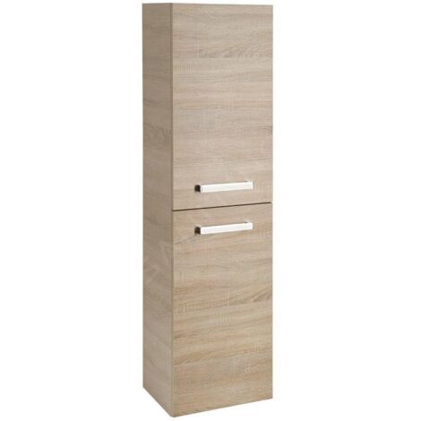 Aqualine Vega - Armoire haute, 400x1500x310 mm, chêne platine VG960 (1/4)