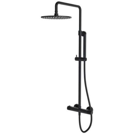 OMNIRES Contour - Set de douche avec thermostat, diamètre 25 cm, anthracite brossé CT8044AT (1/3)