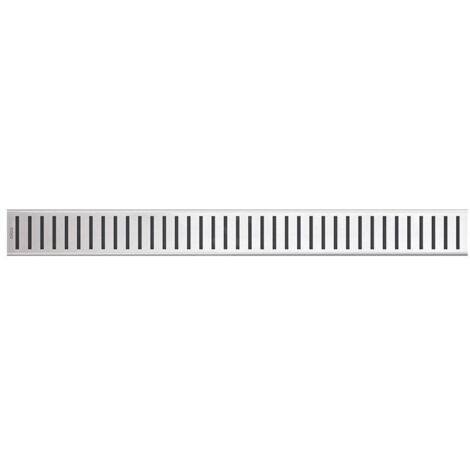 Alcadrain Grilles - Grille pour caniveau à douche linéaire 550 mm, inox brillant PURE-550L (1/2)