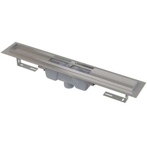 Alcadrain APZ1001 Drains de douche avec rebord pour la grille perforée, évacuation verticale 650 mm (1/3)