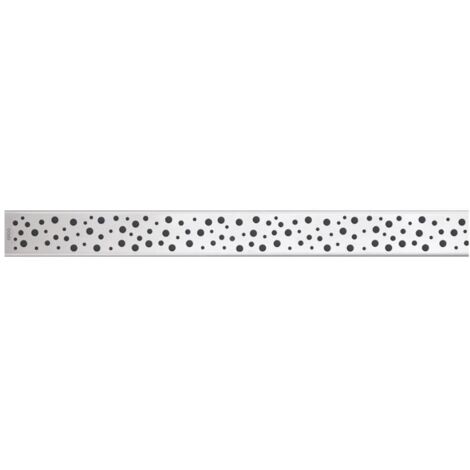 Alca Grilles - Caillebotis pour bac linéaire 30 cm, acier inoxydable brillant BUBLE-300M (1/2)