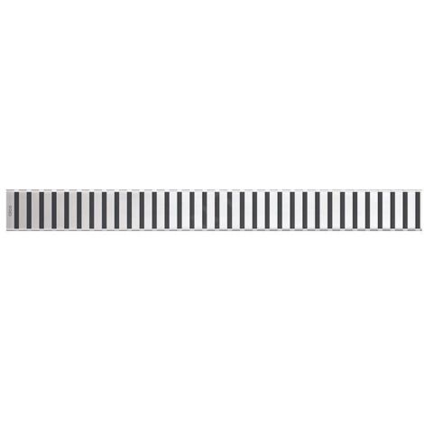 Alca Grilles - Caillebotis pour auge linéaire 30 cm, en acier inoxydable mat LINE-300M (1/2)