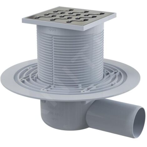 Siphon de sol sortie latérale 105 × 105/50 MM (APV101) (1/3)