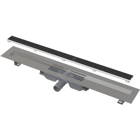 AlcaDrain APZ115 MARBRE Gouttière de douche basse sans rebord avec grille pour pose de carreaux 300 (1/4)