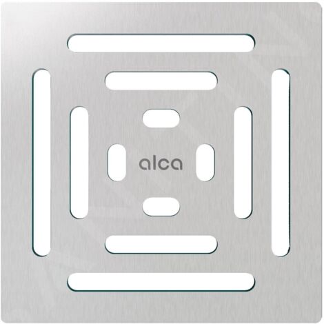Alcadrain Rost pour drain de sol en acier inoxydable 102×102 mm en acier inoxydable (1/2)