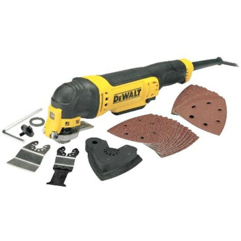 Dewalt – Multi-ponceuse oscillante 300 W – Changement rapide d’accessoires sans outils – Éclairage LED – 0-22 000 oscillations/min (1/10)