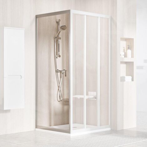 Ravak Supernova - Paroi de douche APSS-75, 72-76 cm, verre satiné/clair 94030UR2Z1 (1/4)