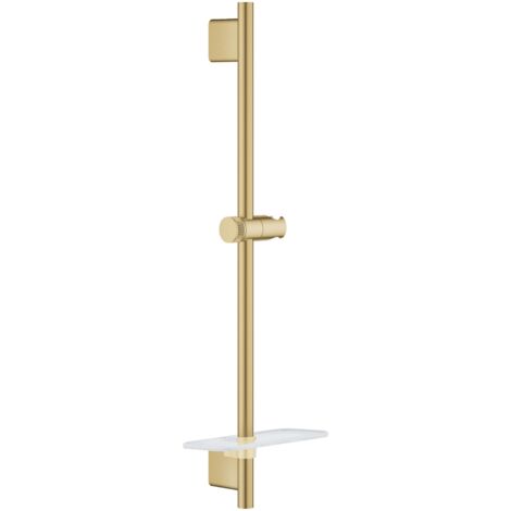 Grohe Rainshower SmartActive - Barre de douche avec tablette, 60 cm, brossée Cool Sunrise 26602GN0