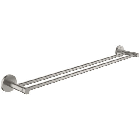 Grohe Essentials - Double barre pour serviettes, supersteel 40802DC1