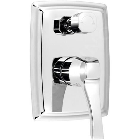 Sapho Dreamart - Mitigeur de douche encastré avec inverseur et corps d’encastrement, chrome DA042 (1/4)