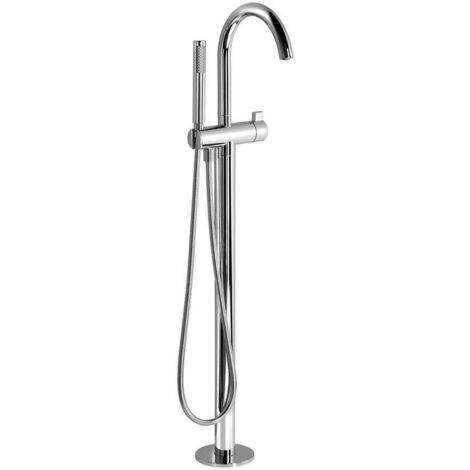 Sapho Rhapsody - Mitigeur de baignoire au sol avec bec pivotant, chrome R5018 (1/5)