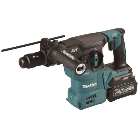 Makita Outillage - Marteau combiné sans fil 40 V, 2 batteries Li-ion XGT 4,0 Ah, chargeur HR009GM203
