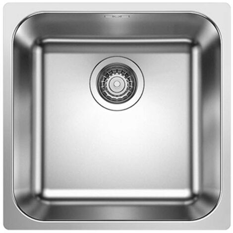 Blanco Supra 400 - Évier, 44x44 cm, inox brossé 526350 (1/4)