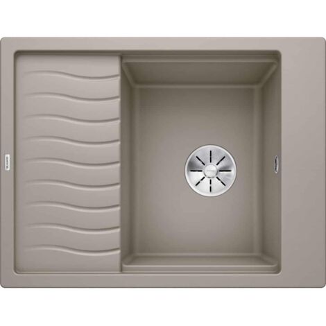 Evier Blanco Elon 45S Silgranit - TARTUFO - Vidage : Manuel