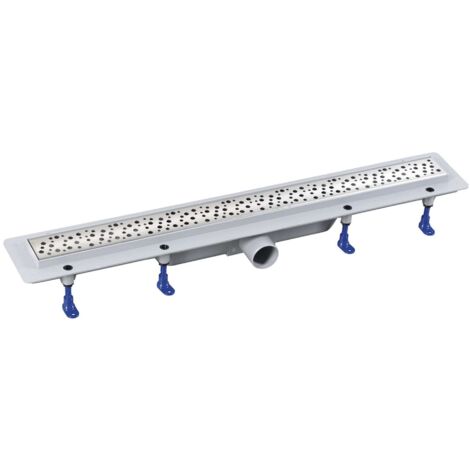 Aqualine Canniveaux - Caniveau de douche 71 cm, avec grille, inox 1702-70 (1/3)