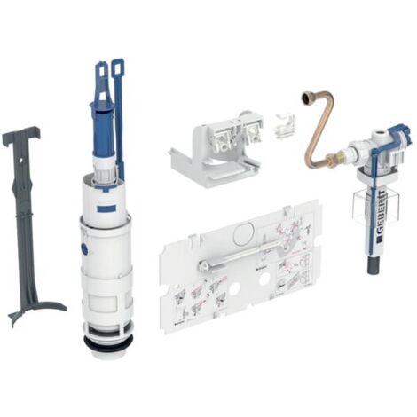 Geberit - Kit de conversion, pour chasse double, avec robinet de remplissage type 380, pour réservoir encastré 240.515.00.5