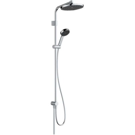Hansgrohe Activera S - Set de douche sans mitigeur, diamètre 24 cm, 2 jets, EcoSmart, chrome 28074000