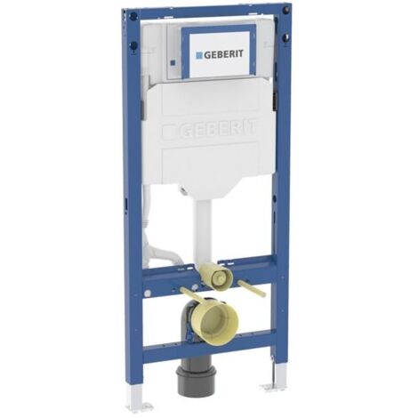 Bâti support WC Geberit Duofix 111300006 – Réservoir encastré Sigma 12 cm – Installation cloison sèche – Hauteur 1,12 m, largeur 50 cm