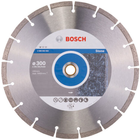 Bosch - Disque à tronçonner diamanté pour pierre 300x20/25,4 mm 2608602602