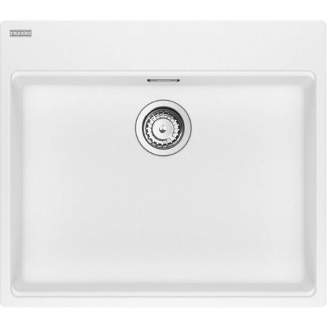 Franke Maris - Évier en fragranit MRG 610-60 CARE, 64x56 cm, blanc glace 114.0729.485