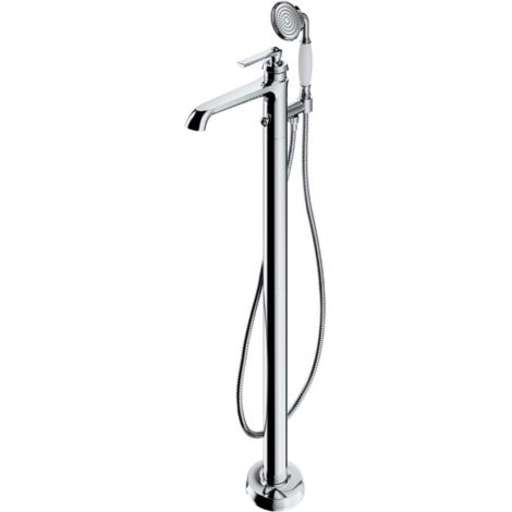 OMNIRES Armance - Mitigeur de baignoire pour montage au sol, avec corps d´encastrement, chrome AM5233CR (1/4)