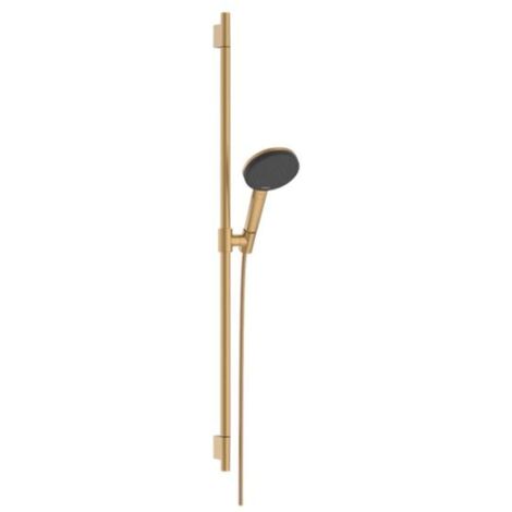 Hansgrohe Raindance Alive Select S - Set pomme de douche, barre et flexible, 3 jets, EcoSmart, bronze brossé 24603140 (1/3)