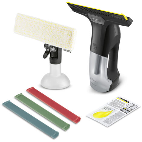 Lave vitres électrique Karcher WV 6 Plus Multi Edition - autonomie 100 min - pulvérisateur et bonnette microfibres - 3 raclettes de rechange (1/5)