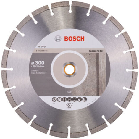 Bosch - Disque à tronçonner diamanté pour béton 300x20/25,4 mm 2608602543 (1/5)