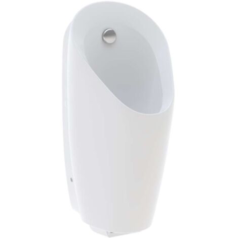 Geberit Urinoirs - Urinoir Preda avec commande intégrée, alimentation par le réseau, blanc 116.072.00.1