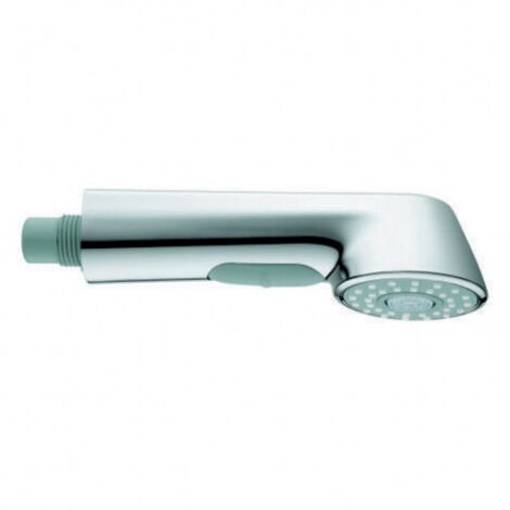 Grohe – Douchette de rinçage chromée – Matériau laiton/plastique – Raccord filetage extérieur – Garantie 5 ans – 46710000