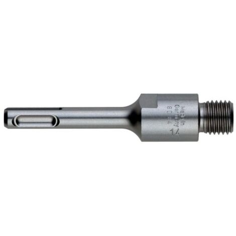 Emmanchement SDS-plus, 105 mm, avec filet extérieur M 16 pour couronnes de perçage à percussion en carbure et scies cloches universelles "Pionier" metabo (1/2)