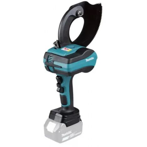 Makita – Coupe-câble sans fil 18V DTC102ZK – Capacité de coupe jusqu'à 65 mm – Lame fermée – Lampe de travail intégrée pour faible luminosité