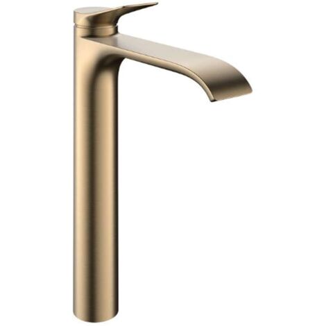 Hansgrohe – Mitigeur de lavabo CoolStart EcoSmart – Finition bronze brossé – Hauteur 309 mm – Débit 5 l/min – SKU 75045140