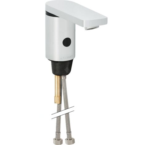 Geberit Public - Robinet de lavabo électronique, avec mitigeur, alimentation par pile, chrome brillant 116.246.21.1 (1/3)