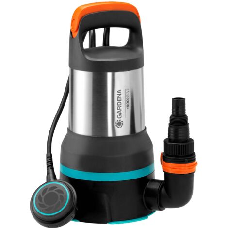 GARDENA Pompe d'évacuation 2 en 1 pour eaux claires/chargées 15000 (9048-20) (1/4)