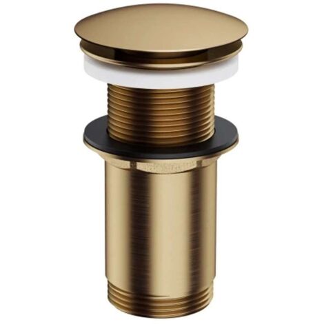OMNIRES - Bonde de lavabo, ClickClack, bronze brossé A716BR