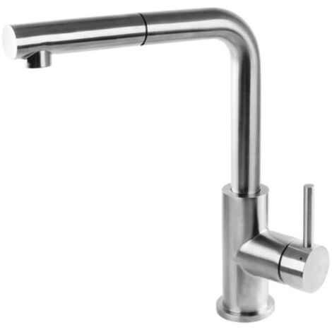 OMNIRES Albany - Mitigeur d’évier avec bec extractible, acier brossé AB1455IN (1/2)